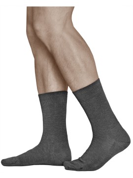 Schwarze Merino Socken Herren. Merinowolle Socken | Vitsocks