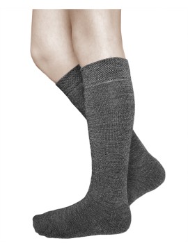 Chaussettes hautes enfant laine merinos gris | Vitsocks