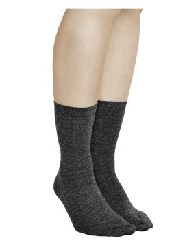Chaussettes femme laine merinos chaudes noires ​| Vitsock